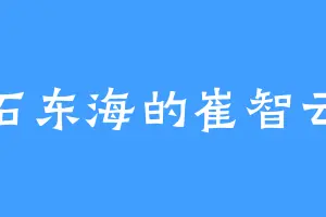 石东海的崔智云