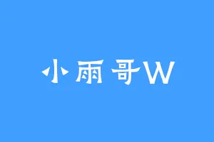 小雨哥W