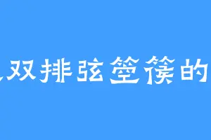 喜欢双排弦箜篌的木易