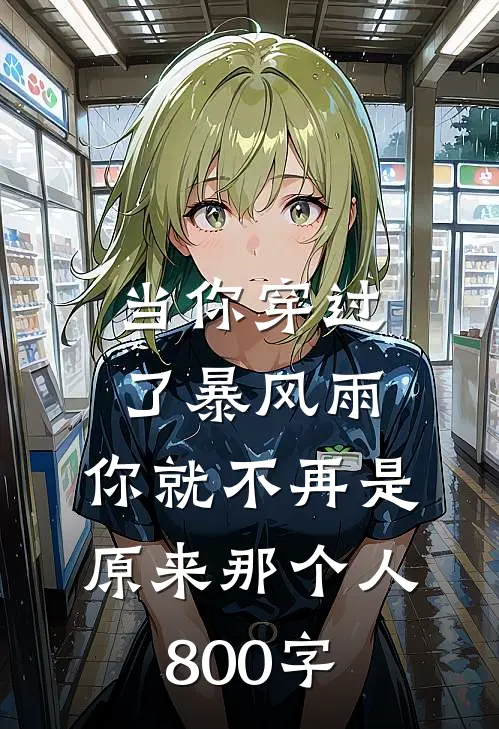 当你穿过了暴风雨,你就不再是原来那个人800字