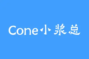 Cone小浆总