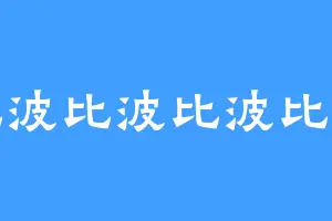 波比波比波比波比车模