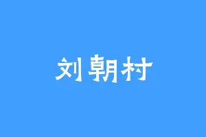 刘朝村