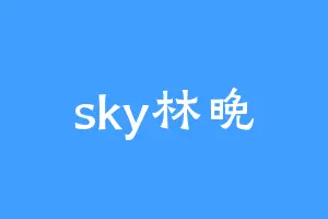 sky林晚