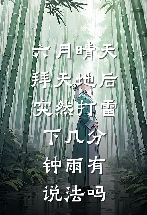 六月晴天拜天地后突然打雷下几分钟雨有说法吗