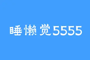 睡懒觉5555