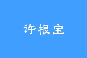 许根宝