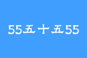 55五十五55