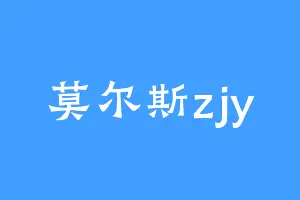 莫尔斯zjy