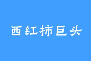 西红柿巨头