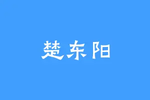 楚东阳