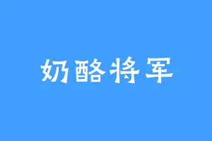 奶酪将军