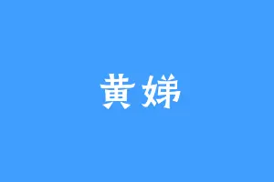黄娣