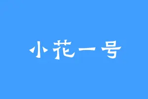 小花一号