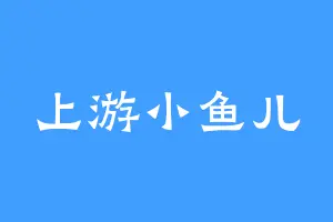 上游小鱼儿